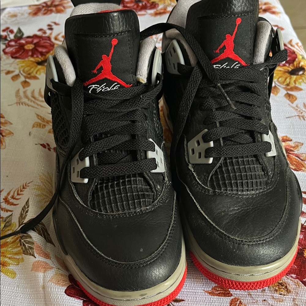 Nike Black and Red Air Sneakers